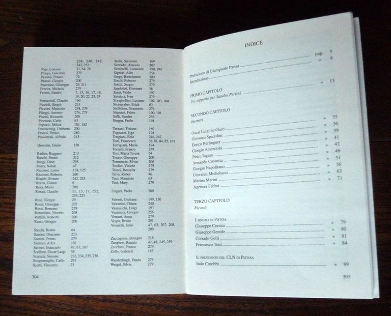 Bardelli,UN CAPPOTTO PER SANDRO PERTINI.Politica e vita civile a Pistoia,1997