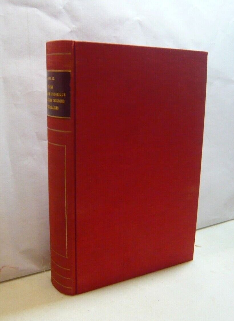 Barrere,HISTOIRE DE LA PENSEE ECONOMIQUE. LICENCE 3E ANNEE, 1957-1958
