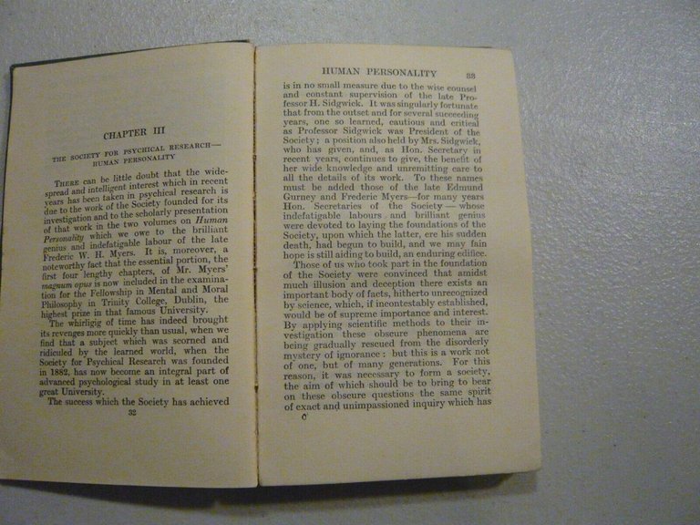 Barrett, PHYSICAL RESEARCH, Londra 1910