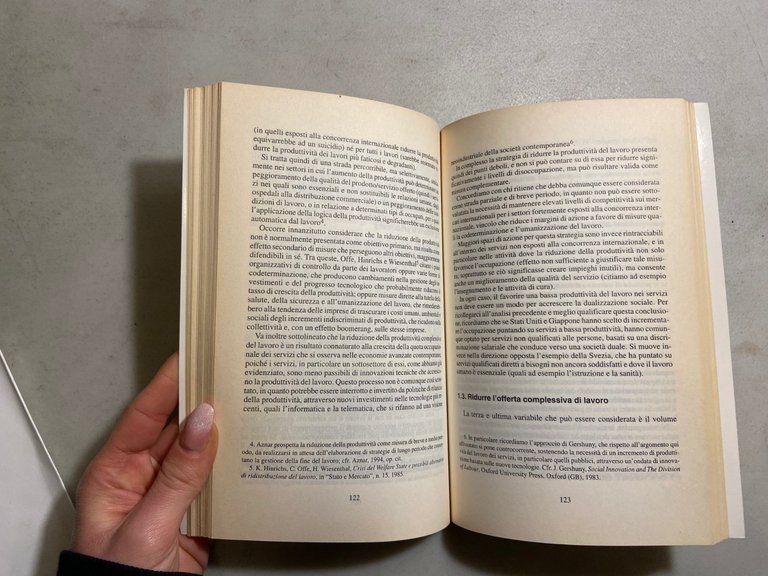 Bartoletti,TEMPO E LAVORO NELLA SOCIETA’ POSTINDUSTRIALE,F. Angeli 1998