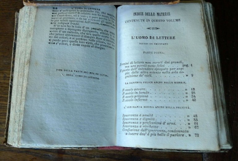 BARTOLI,L'UOMO DI LETTERE/GRASSI,SAGGIO INTORNO AI SINONIMI,1853 Antonelli