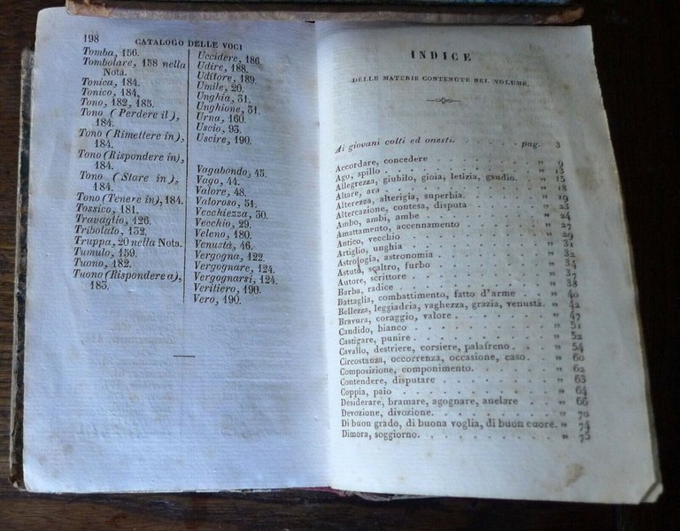 BARTOLI,L'UOMO DI LETTERE/GRASSI,SAGGIO INTORNO AI SINONIMI,1853 Antonelli