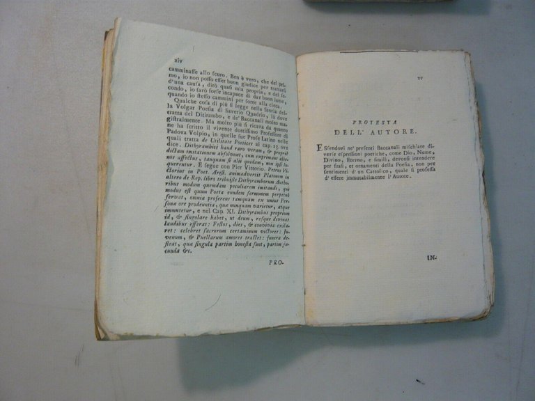 Baruffaldi, DE’ BACCANALI, Bologna 1752 [Bolzoni, della Volpe]