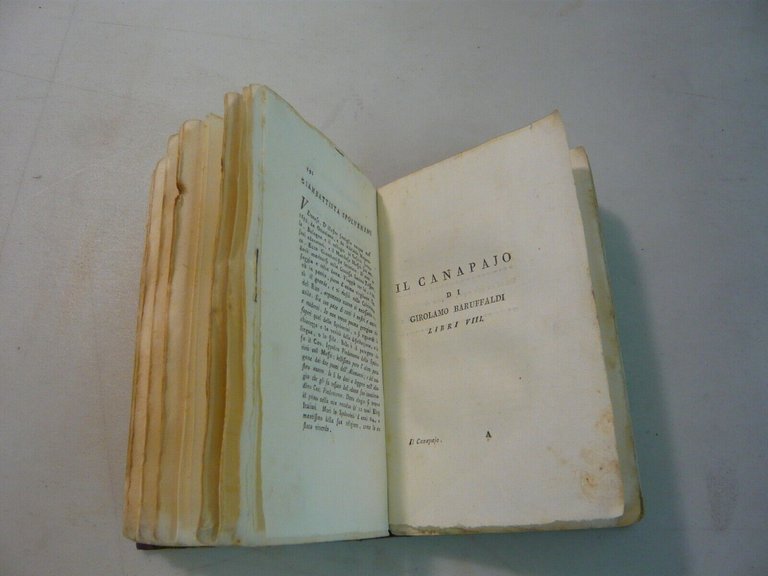 Baruffaldi e Spolverini, POEMI GEORGICI, 1790 Zatta [poesia]