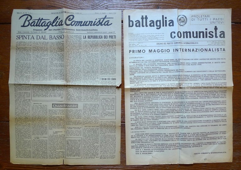 BATTAGLIA COMUNISTA.ORGANO DEL PCInt,1946-1971[comunismo,Onorato Damen | Immagine Gallery 4