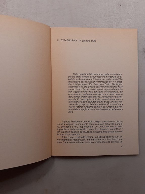 BERLINGUER PARLAMENTARE EUROPEO, 1984