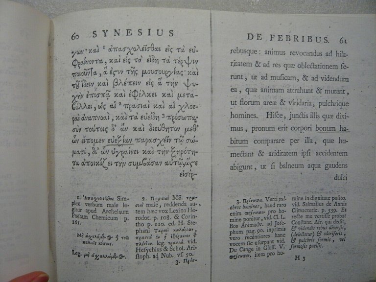 Bernard, SYNESIUS DE FEBRIBUS, 1749[anastatica