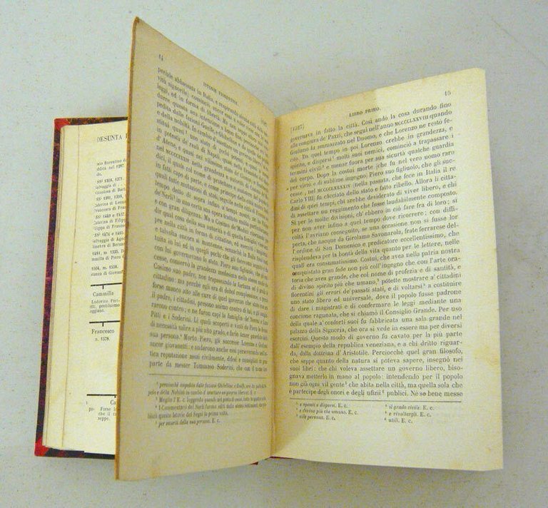 Bernardo Segni,ISTORIE FIORENTINE 1527-1555,Barbera 1857[storia,Firenze