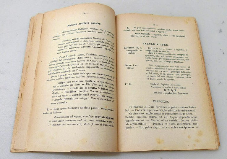 Bernini,LATINA LINGUA.GRAMMATICA RAZIONALE E METODOLOGIA.II.Morfologia,1924 SEI