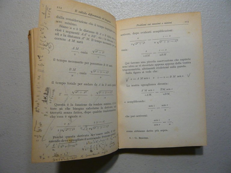 Bessière,IL CALCOLO DIFFERENZIALE ED INTEGRALE, Hoepli 1941[Carlo Rossi