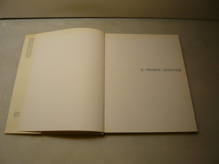 Bettanini-Moreno,IL PRESEPE GENOVESE,Genova,1970