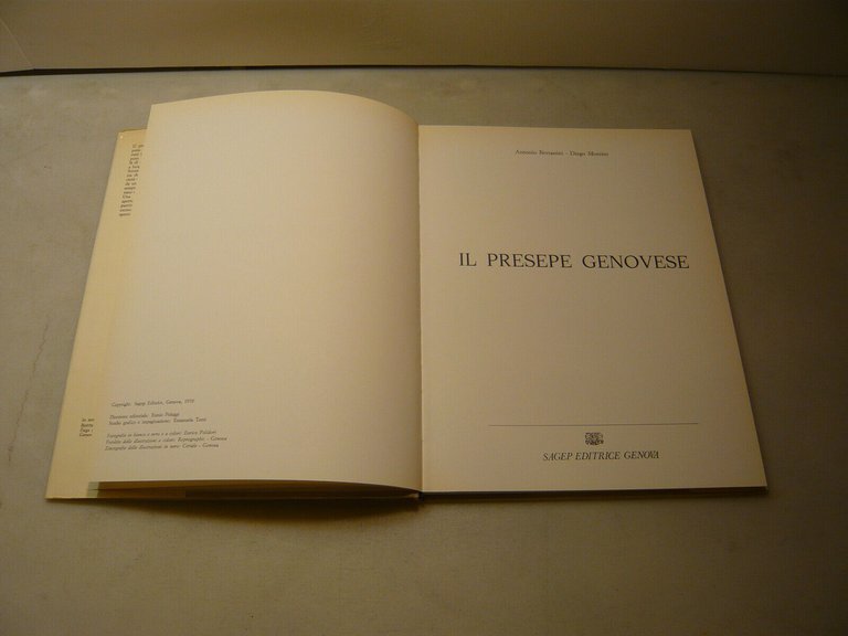 Bettanini-Moreno,IL PRESEPE GENOVESE,Genova,1970