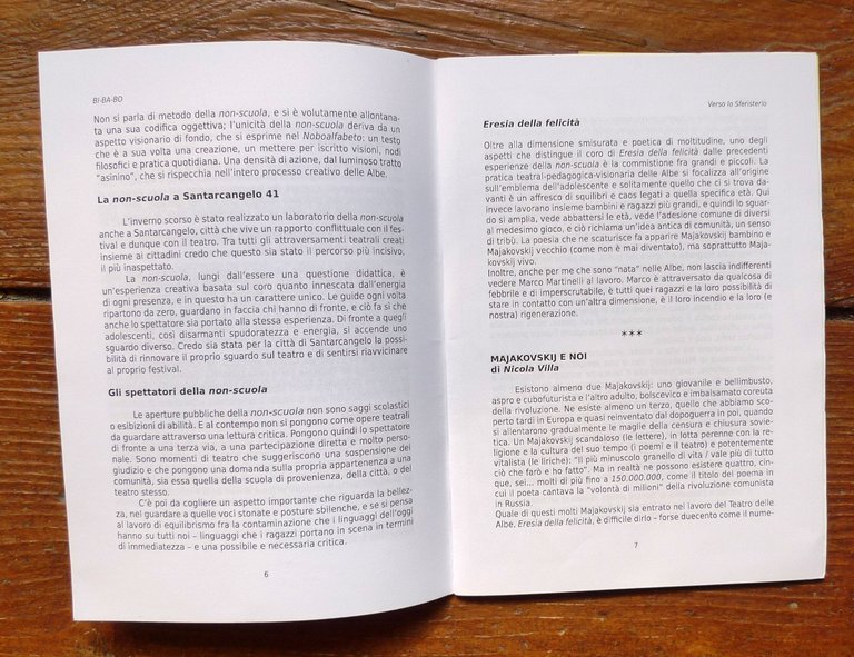 BI-BA-BO.ERESIA DELLA FELICITÀ.SANTARCANELO 41,2011[TEATRO,Majakovskij | Immagine Gallery 4