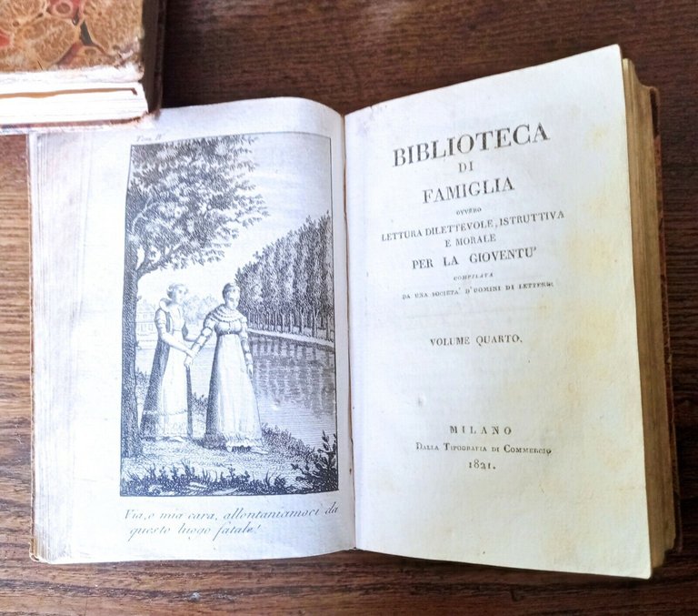 BIBLIOTECA DI FAMIGLIA.LETTURA DILETTEVOLE PER LA GIOVENTÙ,1821