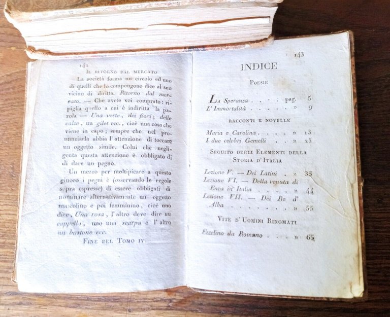 BIBLIOTECA DI FAMIGLIA.LETTURA DILETTEVOLE PER LA GIOVENTÙ,1821