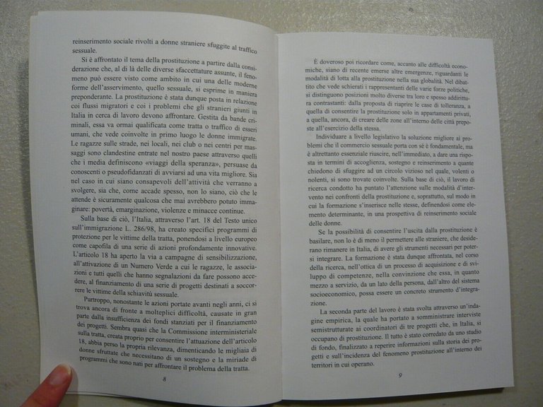 Biffi,PROSTITUZIONE, TRATTA E INTERVENTO SOCIALE NELL’IMMIGRAZIONE FEMMINILE