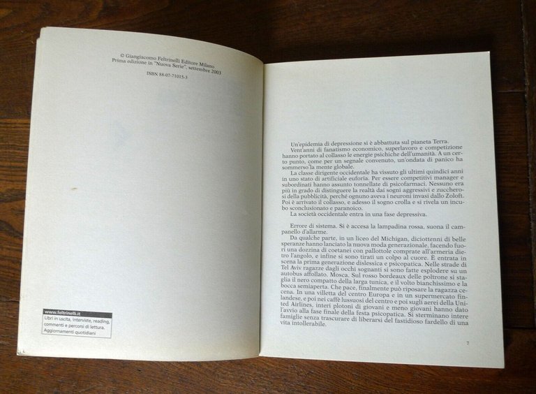 Bifo,ERRORE DI SISTEMA.TEORIA E PRATICHE DI ADBUSTERS,2003 Feltrinelli