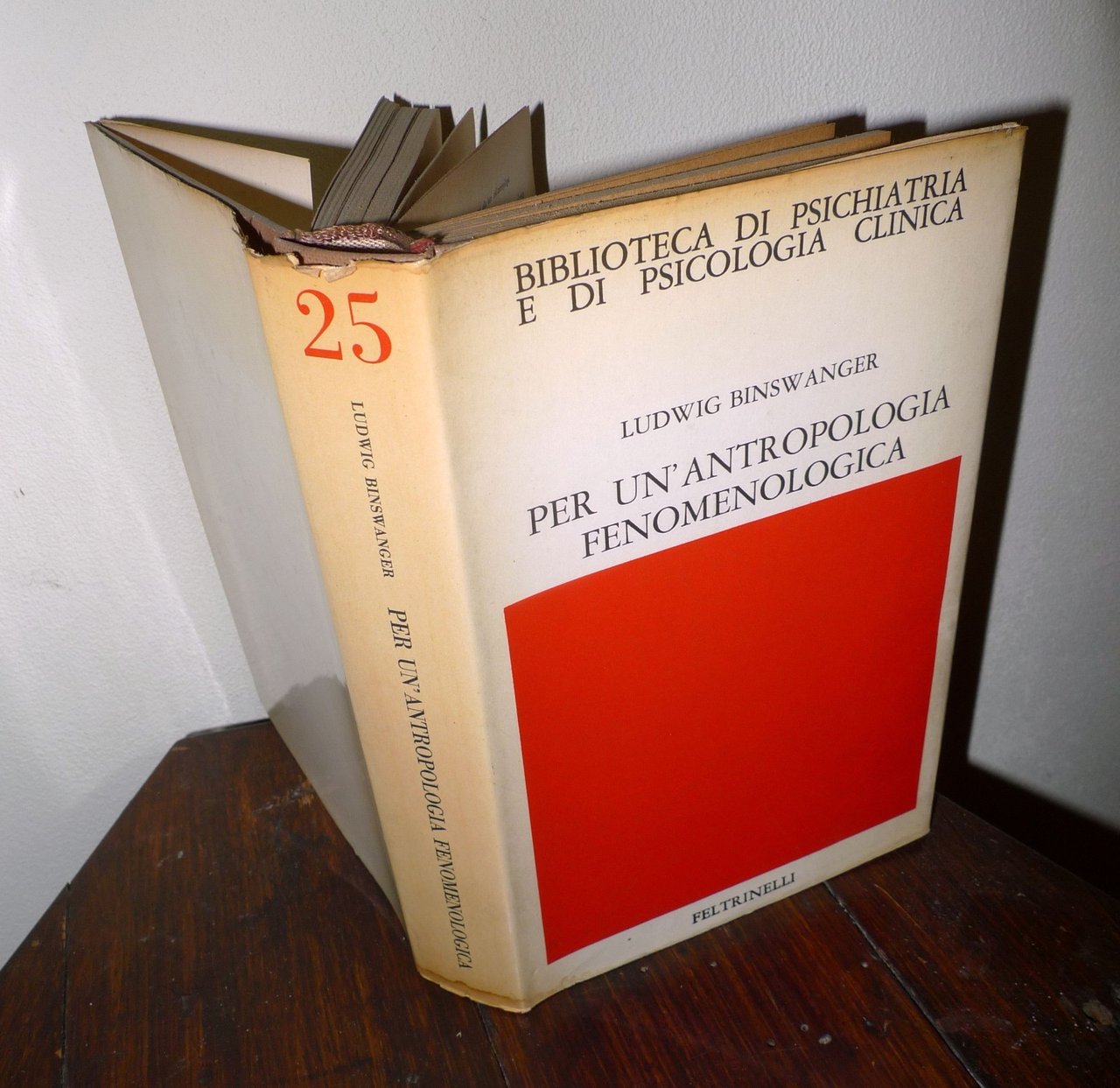 Binswanger,PER UN'ANTROPOLOGIA FENOMENOLOGICA,1970 Feltrinelli I^ED.[FILOSOFIA