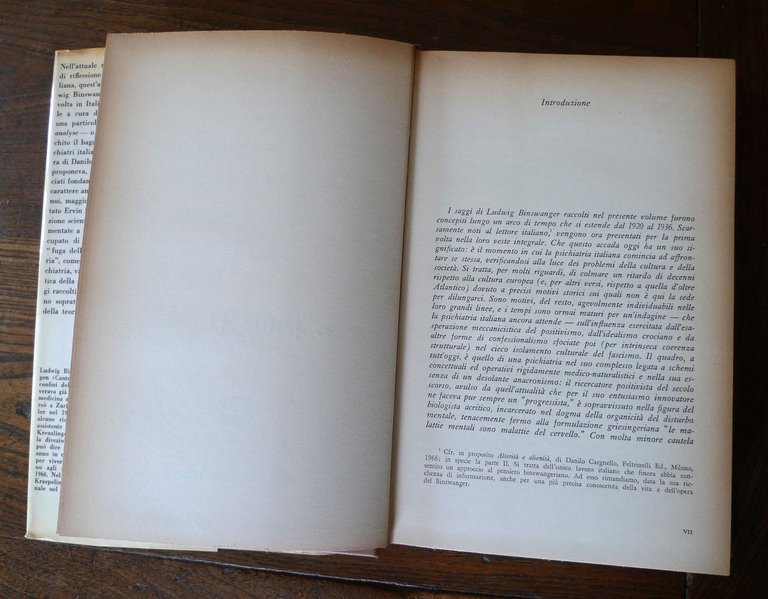 Binswanger,PER UN'ANTROPOLOGIA FENOMENOLOGICA,1970 Feltrinelli I^ED.[FILOSOFIA