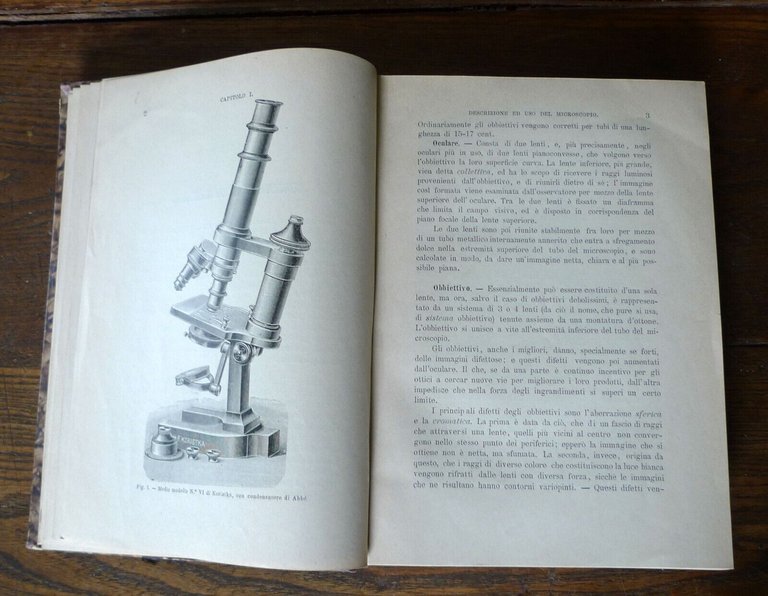 Bizzozero,MANUALE DI MICROSCOPIA CLINICA,1901 Vallardi[storia medicina