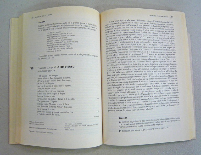 Boldrini,TECNICHE DELLA PAROLA.Antologia di testi letterari,1990 Loescher[scuola