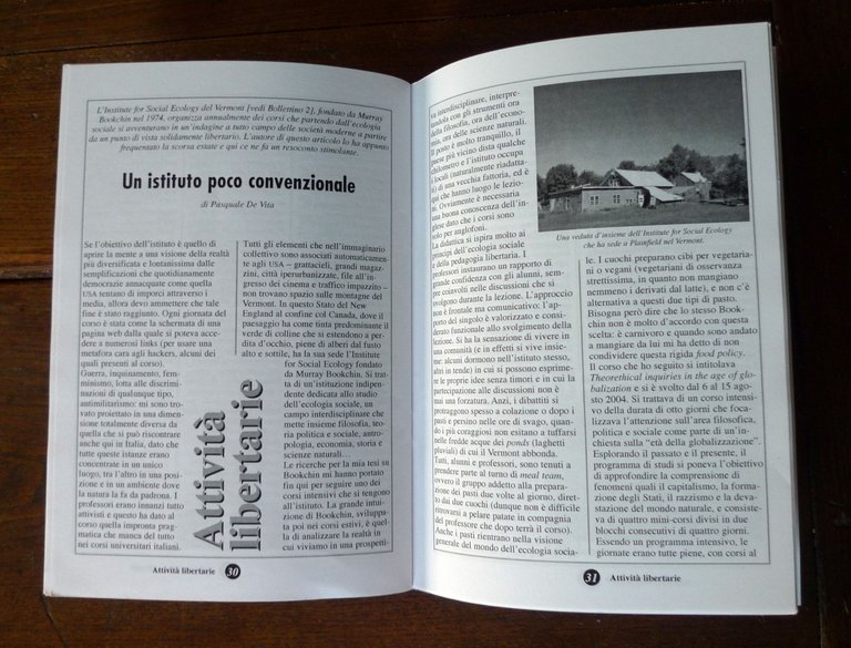 BOLLETTINO n.24 2004.CENTRO STUDI LIBERTARI-ARCHIVIO G.PINELLI[ANARCHIA,Brassens | Immagine Gallery 4