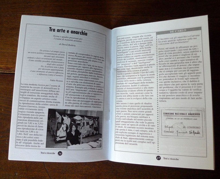 BOLLETTINO n.25 2005.CENTRO STUDI LIBERTARI-ARCHIVIO G.PINELLI[ANARCHIA,E.Reclus | Immagine Gallery 3