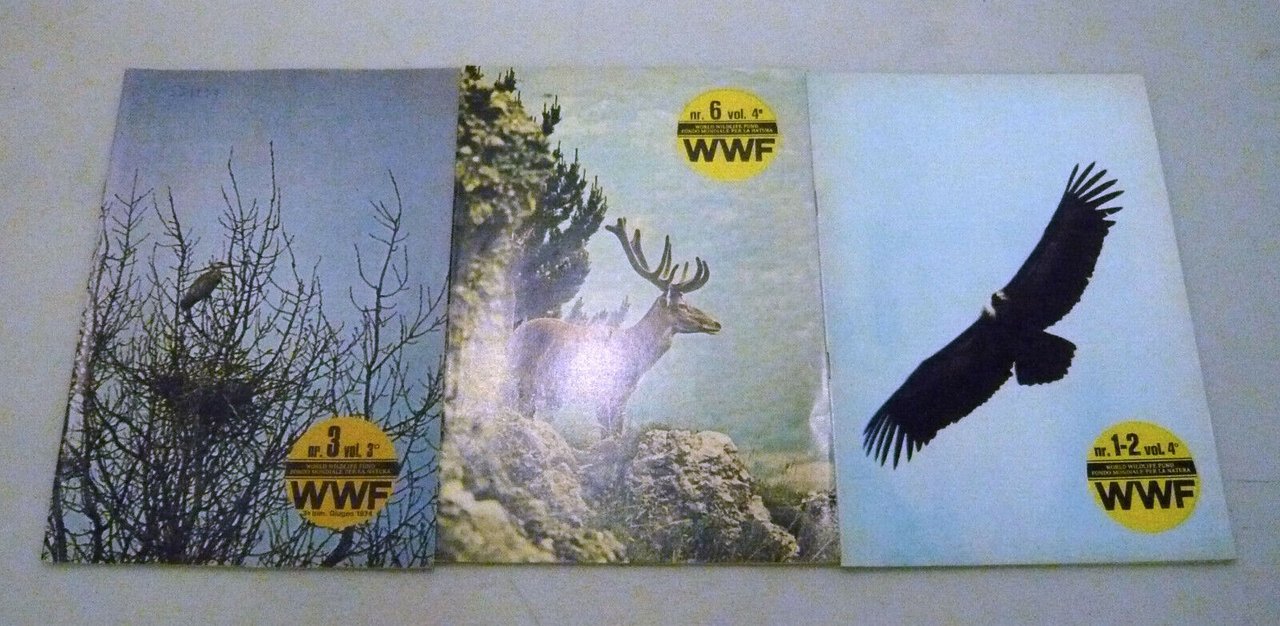 Bollettino WWF WORLD WILDLIFE FUND,1974/1975[natura,ambiente
