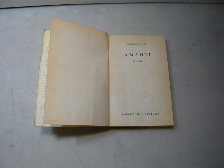 Bontà,AMANTI,Milano,1953[romanzo