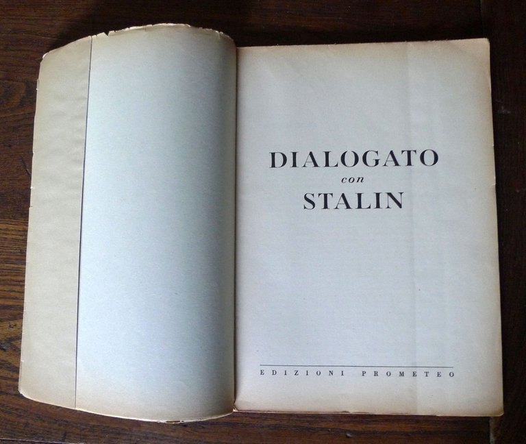 Bordiga,DIALOGATO CON STALIN,1953 Ed.Prometeo[comunismo,marxismo