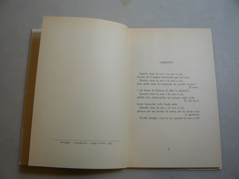 Borghi,OR QUI OR LA',Bologna,1963