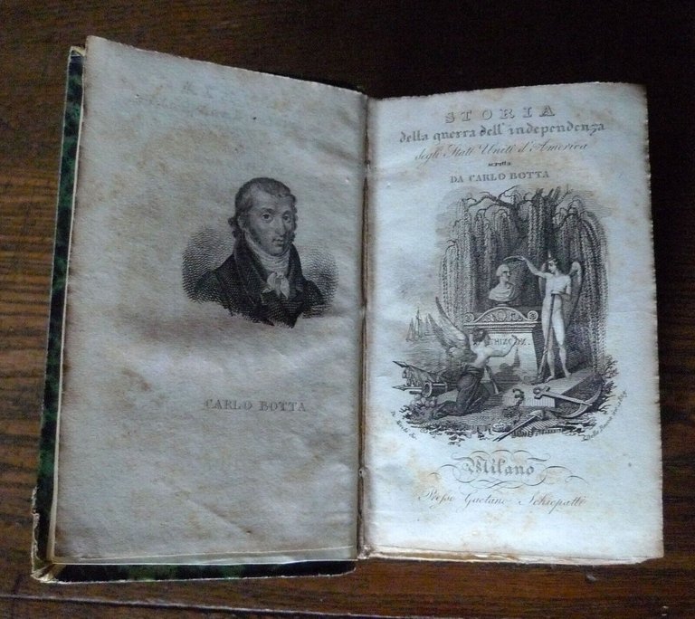 Botta,STORIA DELLA GUERRA DELL'INDIPENDENZA DEGLI STATI UNITI D'AMERICA,1829