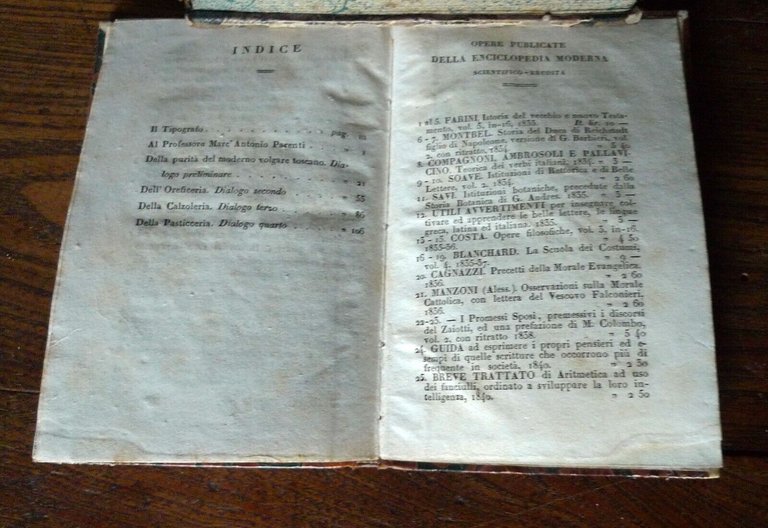 Bresciani,SAGGIO DI ALCUNE VOCI TOSCANE DI ARTI,MESTIERI,1841 Fiaccadori[lingua