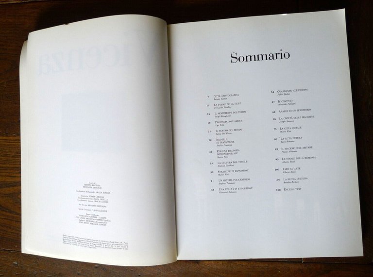 Brigidini/Tedeschi,VICENZA,1991 Condé Nast[storia,aziende,L'UOMO VOGUE