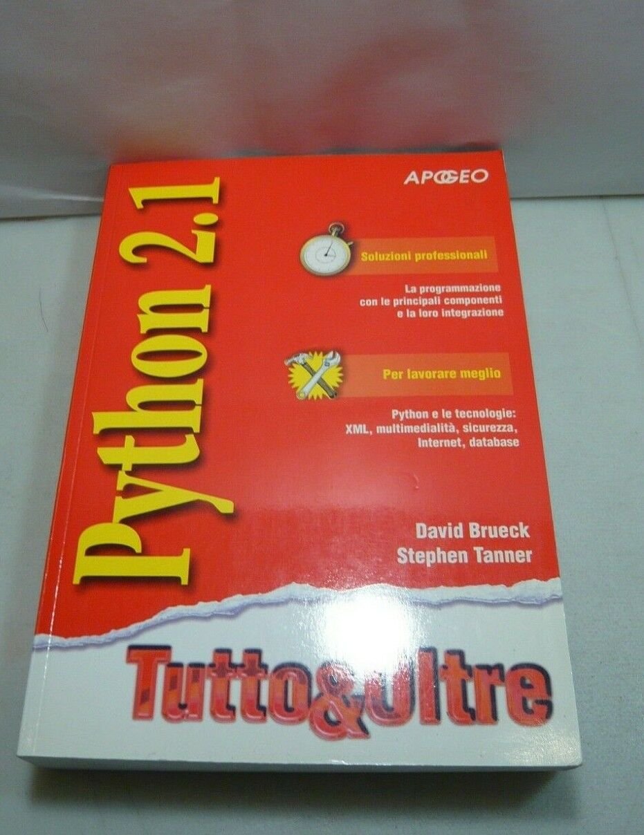 Brubeck,Tunner PYTHON 2.1,2002[programmazione,informatica,interne