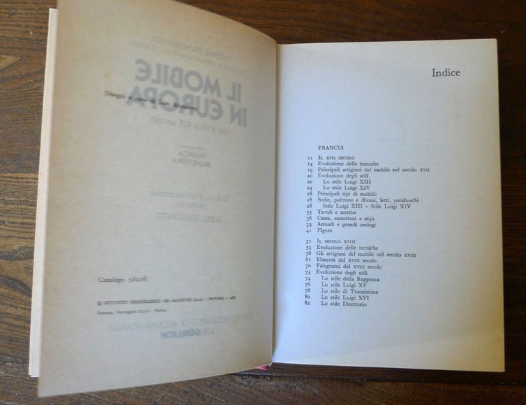 Brunhammer/Tolomei,IL MOBILE IN EUROPA DAL XVI AL XIX SECOLO,1966 De …