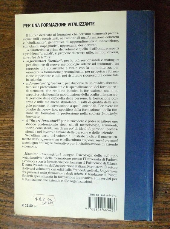 Bruscaglioni,PER UNA FORMAZIONE VITALIZZANTE.Strumenti professionali,2005 | Immagine Gallery 2