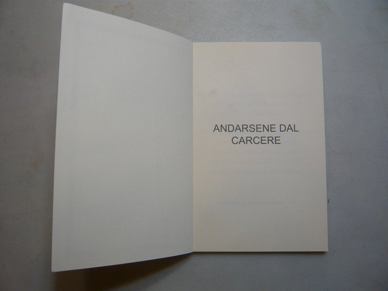 Burgin,Lentini,Pontolillo,Bevitori,ANDARSENE DAL CARCERE,Alida Magnoni,2014