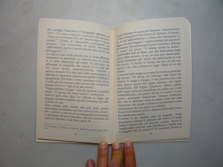 Burgin,Lentini,Pontolillo,Bevitori,ANDARSENE DAL CARCERE,Alida Magnoni,2014