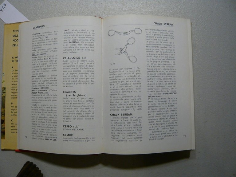 Burnand, Barbellion, LA MOSCA IL LANCIO LEGGERO, 1962[Enciclopedia della pesca