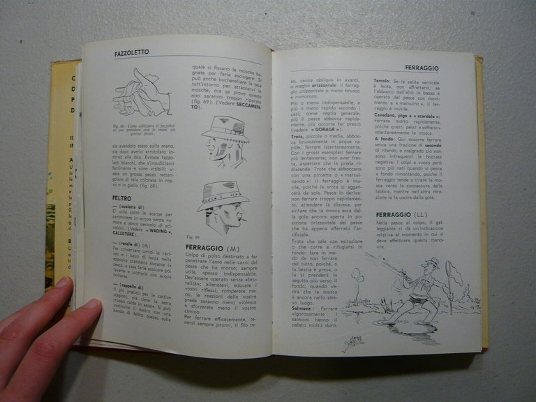 Burnand, Barbellion, LA MOSCA IL LANCIO LEGGERO, 1962[Enciclopedia della pesca