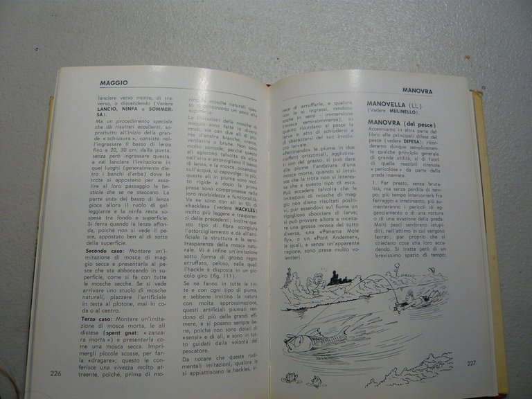 Burnand, Barbellion, LA MOSCA IL LANCIO LEGGERO, 1962[Enciclopedia della pesca