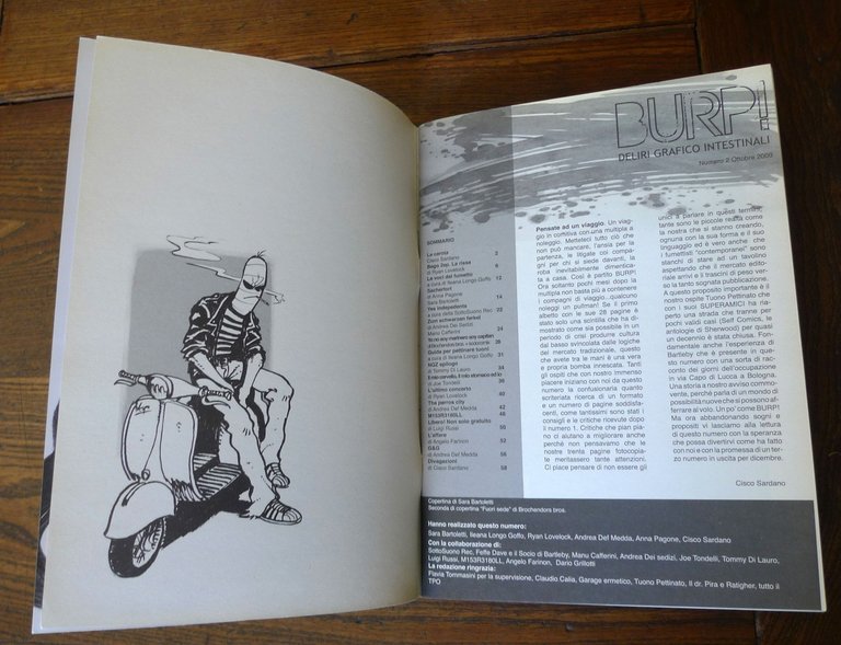 BURP!DELIRI GRAFICO INTESTINALI n.2 2009[FUMETTI INDIPENDENTI,Bologna
