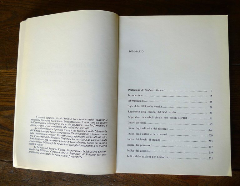 Busi,EDIZIONI EBRAICHE DEL XVI SECOLO NELLE BIBLIOTECHE DELL'EMILIA ROMAGNA,1987 | Immagine Gallery 3