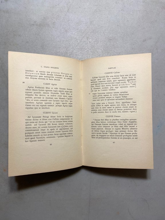 C. IULIUS HYGINUS HISTORICUS ET MITHOGRAPHUS,Giardini Editori e Stampatori 1976 | Immagine Gallery 4