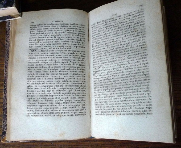 C.SVETONII TRANQUILLI,OPERA,1852[Svetonio,OPERE,Baumgarten-Crusius,storia ROMA