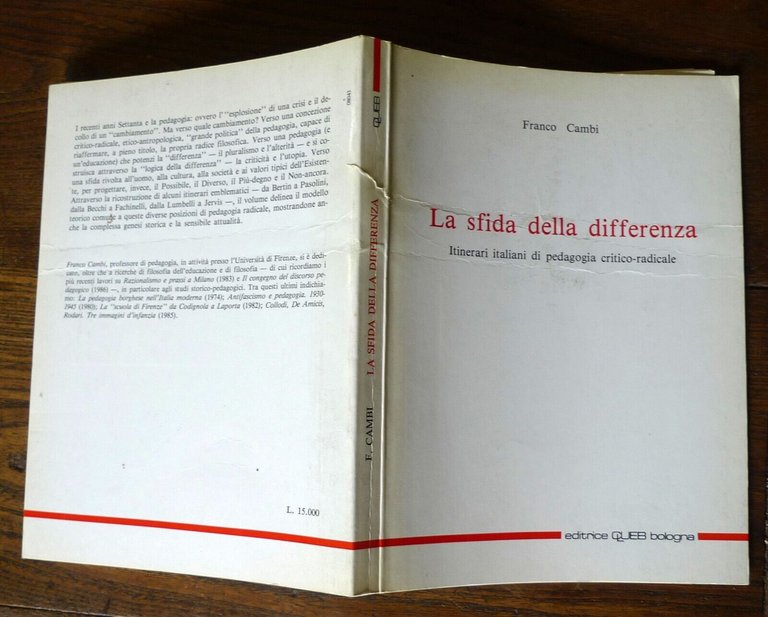Cambi,LA SFIDA DELLA DIFFERENZA.Itinerari italiani di pedagogia critico-radicale