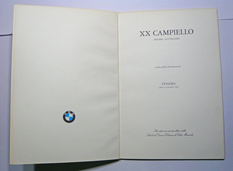 CAMPIELLO 1979/1980/1981/1982 ANTOLOGIA[serata premiazione,poesia veneziana