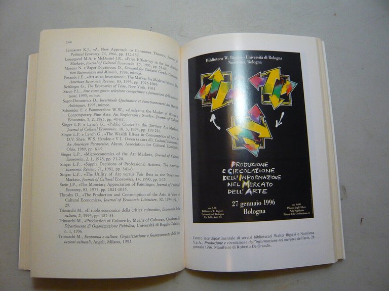 Candela-Benini,PRODUZIONE E CIRCOLAZIONE DELL'INFORMAZIONE...,Bologna,1997