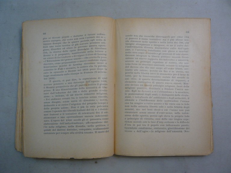 Cantimori,SAGGIO SULL'IDEALISMO DI GIUSEPPE MAZZINI,Roma,1922